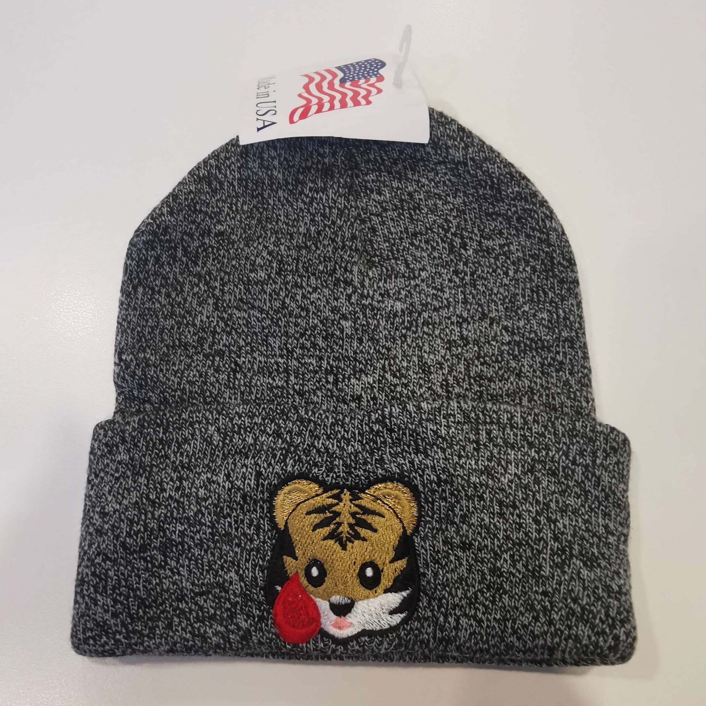 Tiger Blood Tapes Embroidered Beanie