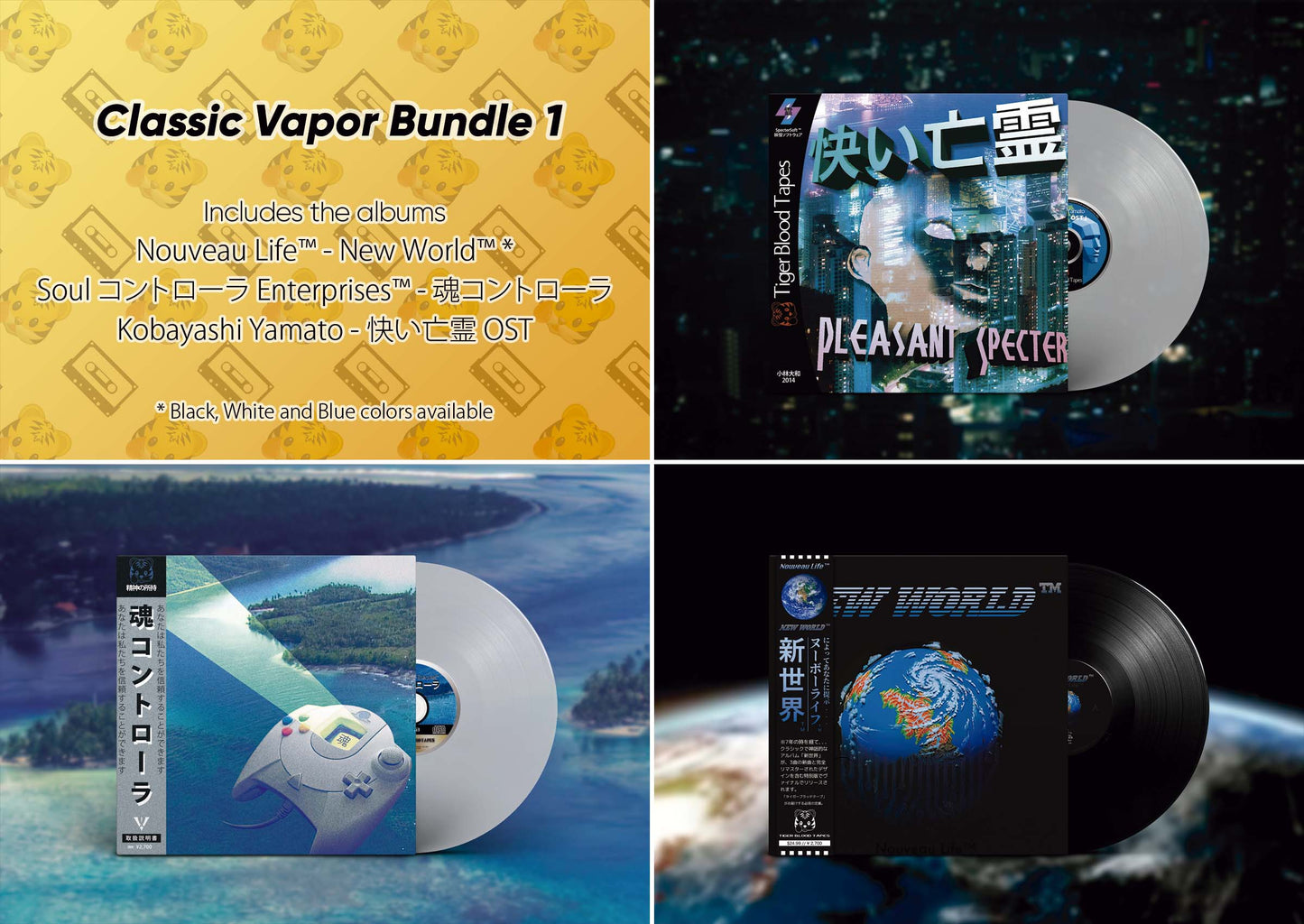 Vinyl Bundle 2 - Classic Vapor Bundle 1 3xVinyl Record