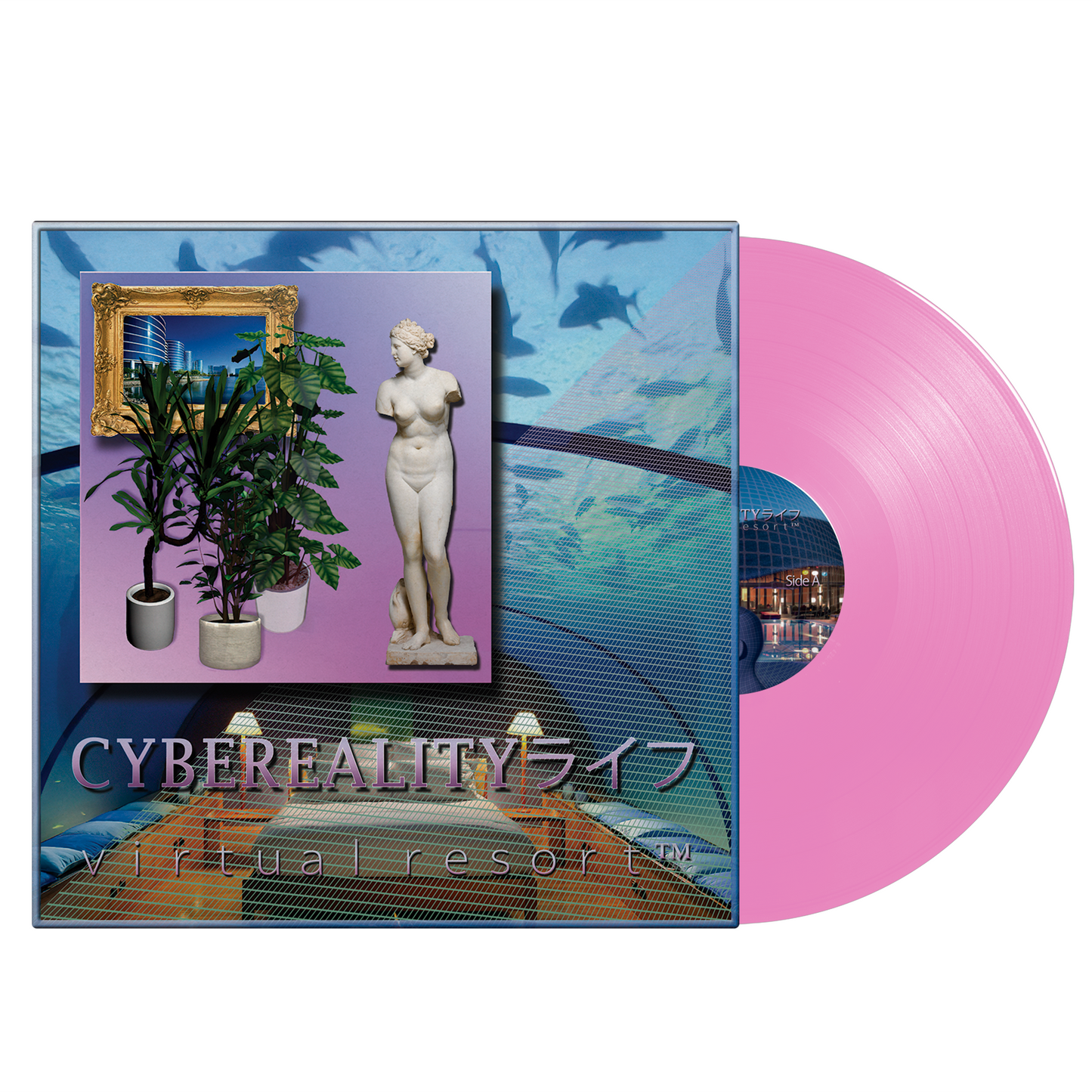 CYBEREALITYライフ - "v i r t u a l r e s o r t ™" Limited Edition Violet 12" Vinyl LP
