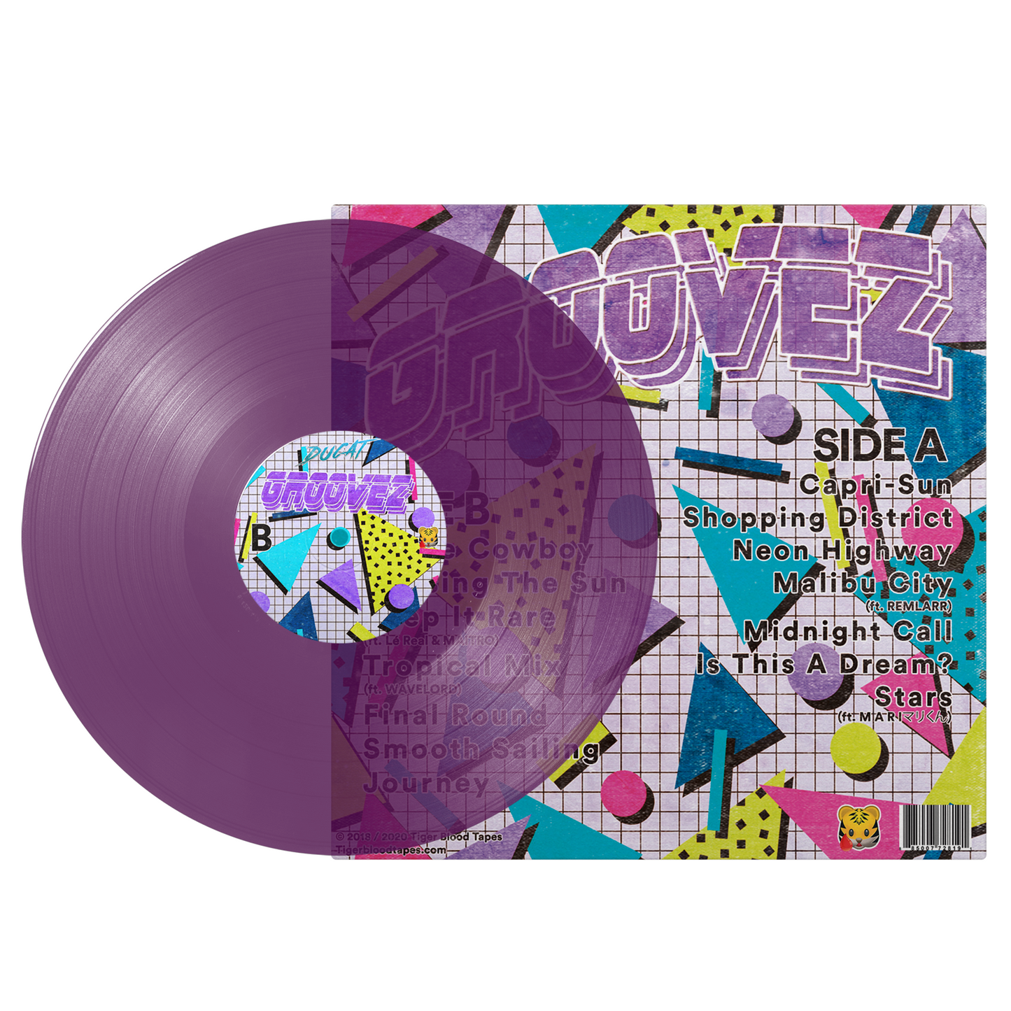 DUCAT - "Groovez" Limited Edition 12" Magenta Vinyl