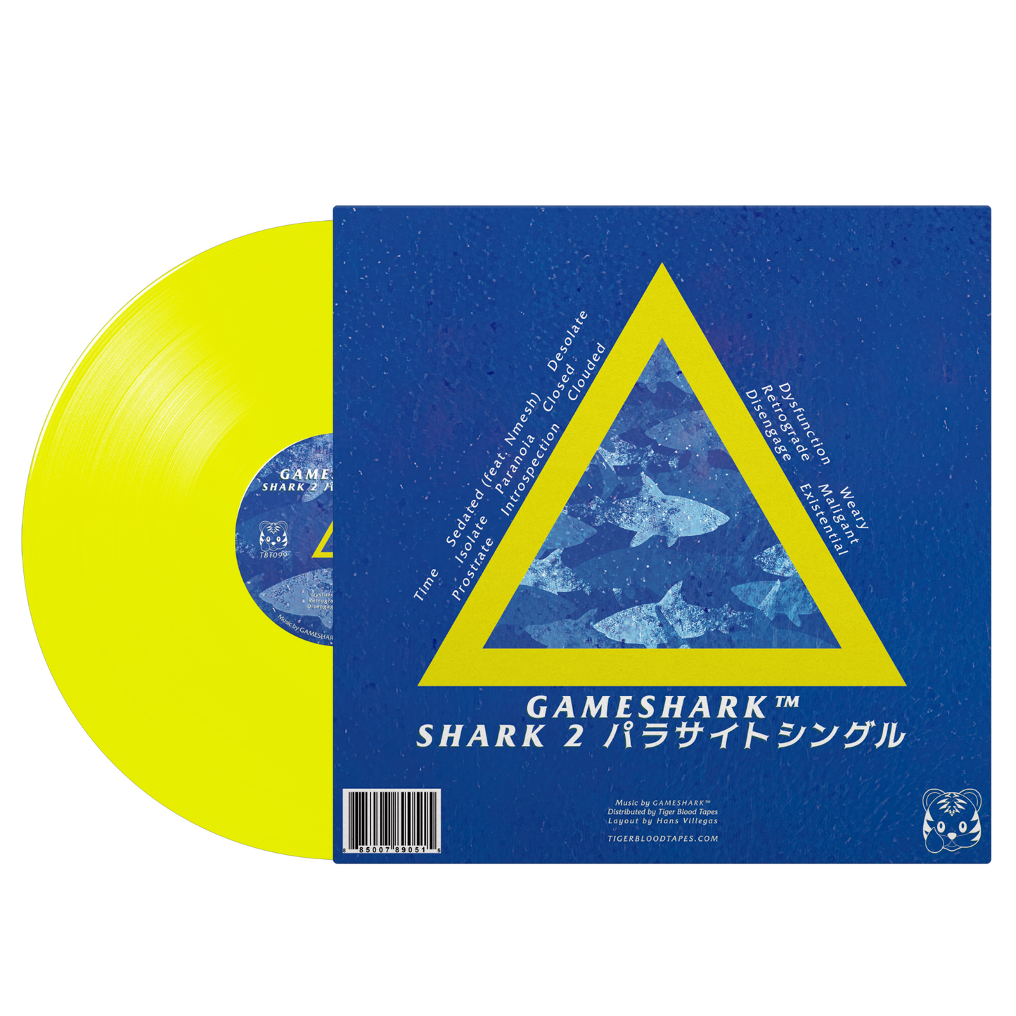 GAMESHARK™ - "SHARK 2 パラサイトシングル" Limited Edition Yellow 12" Vinyl LP