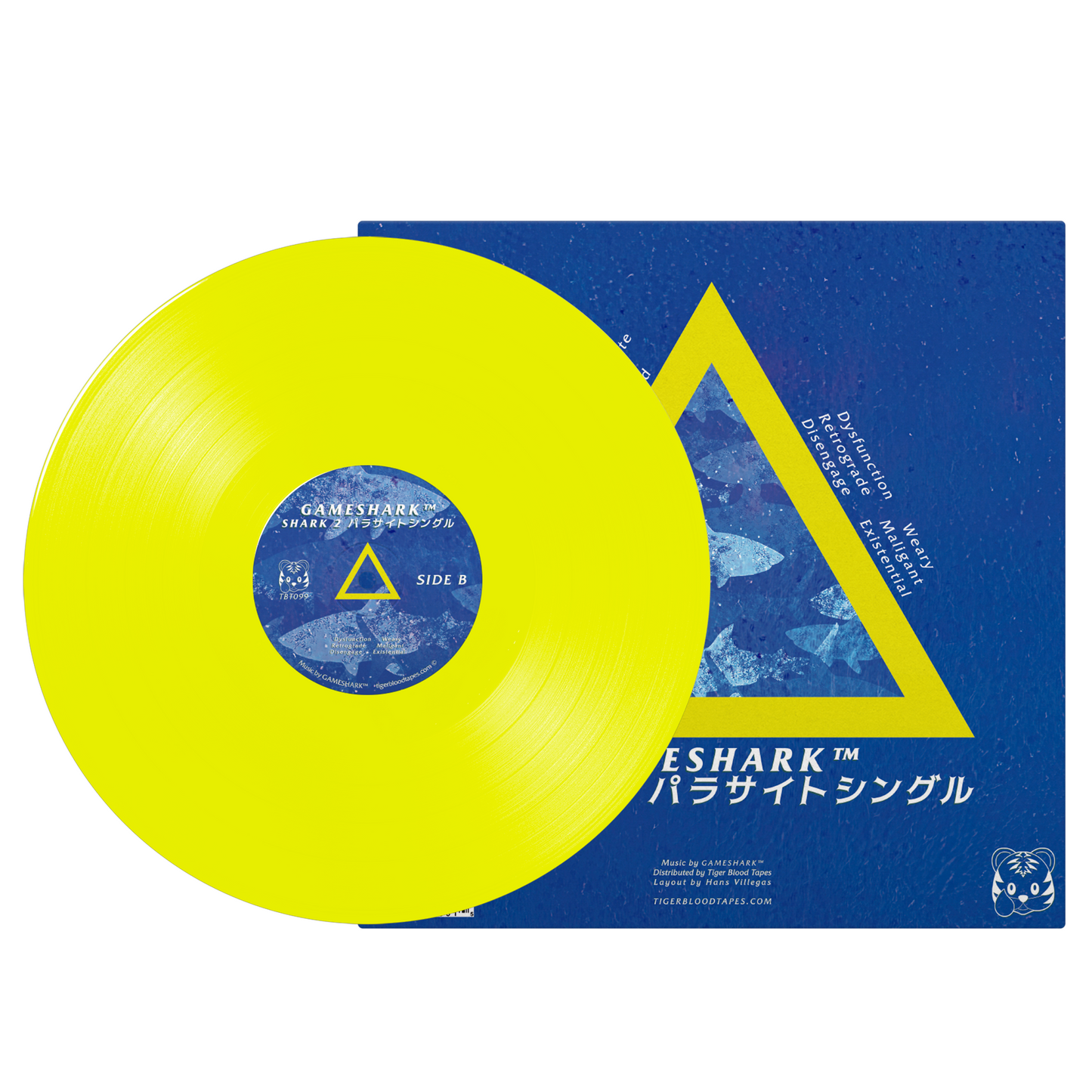 GAMESHARK™ - "SHARK 2 パラサイトシングル" Limited Edition Yellow 12" Vinyl LP