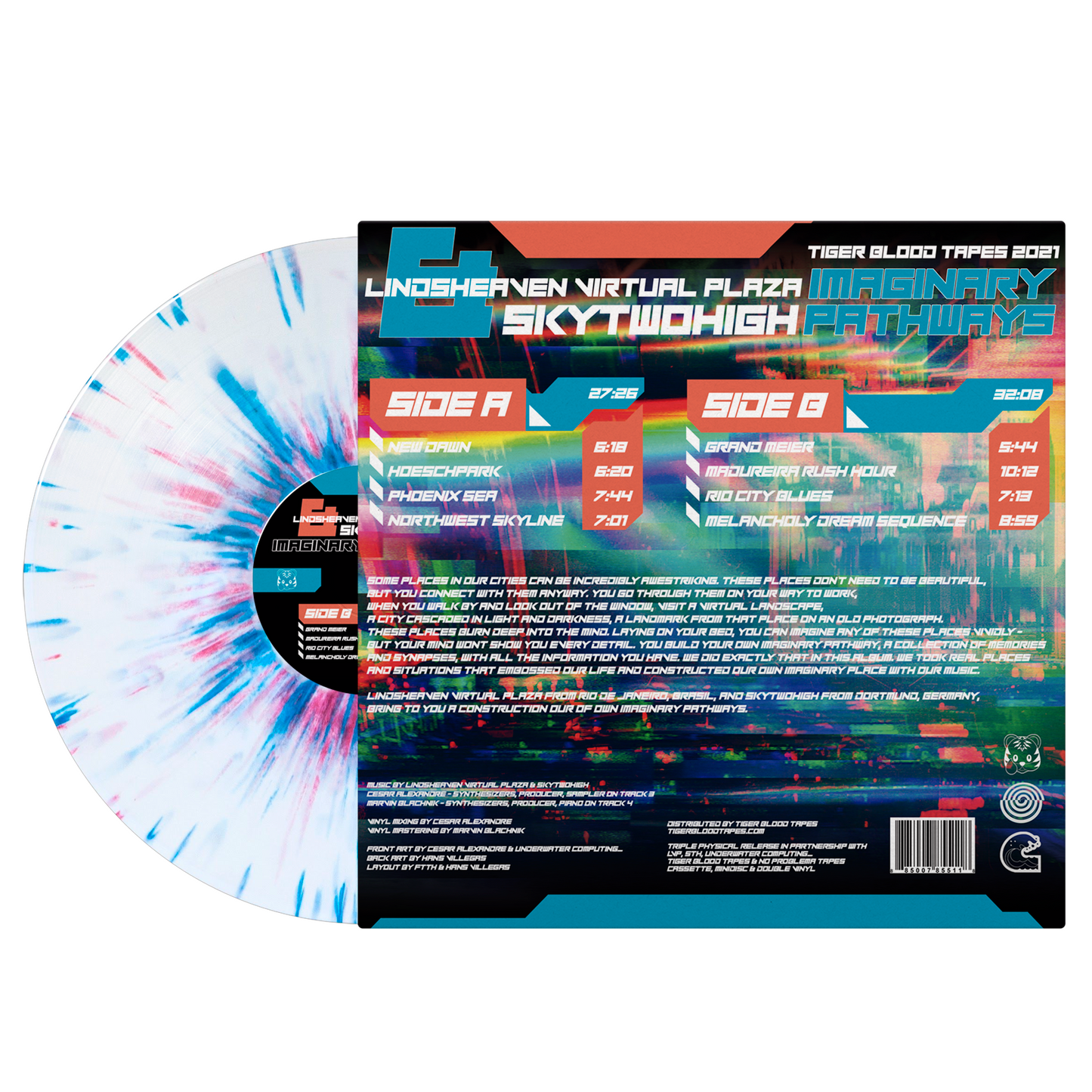 Lindsheaven Virtual Plaza & SkyTwoHigh - "Imaginary Pathways" Limited Edition 12" Vinyl LP