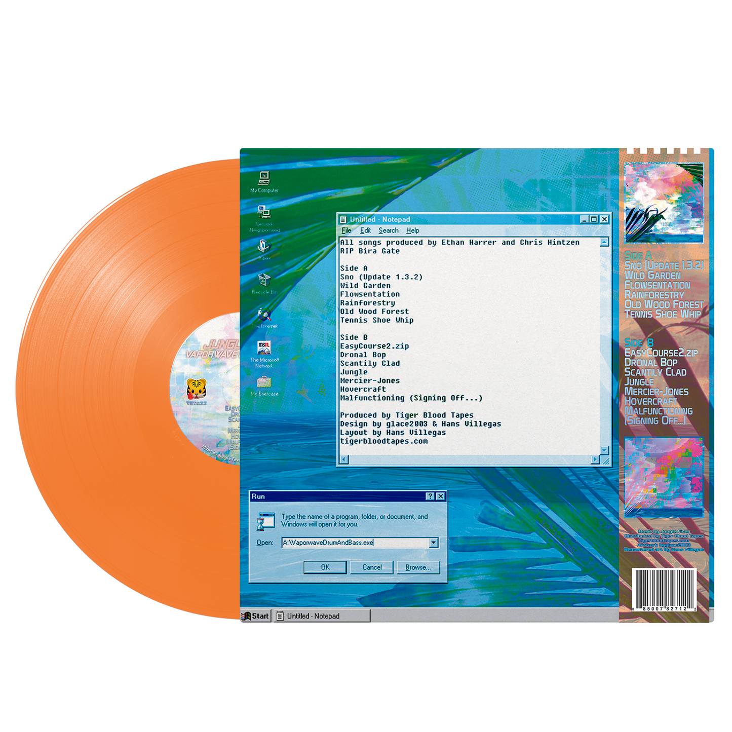 Jungle Fever - "Vaporwave Drum And Bass" Limited Edition 12" Vinyl LP