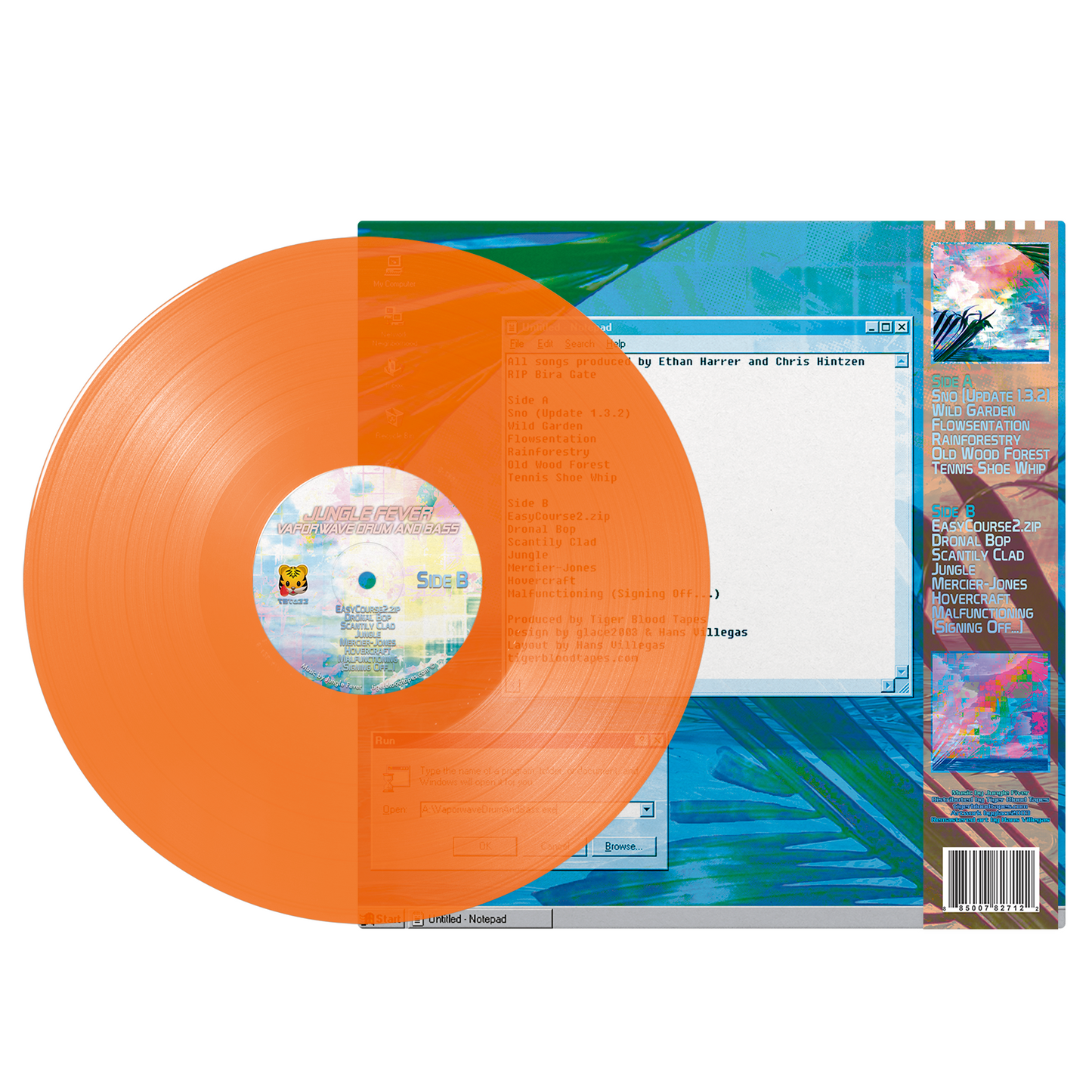 Jungle Fever - "Vaporwave Drum And Bass" Limited Edition 12" Vinyl LP