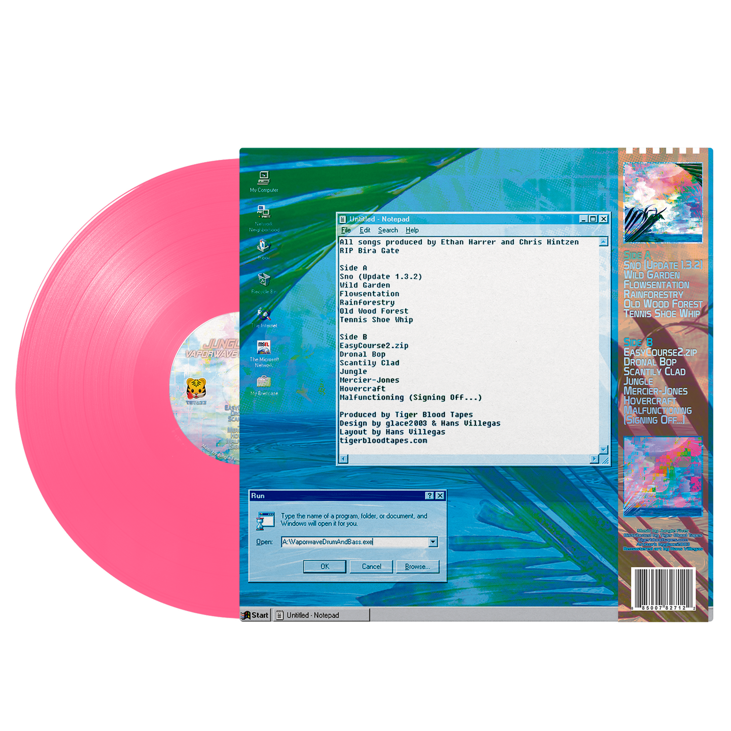 Jungle Fever - "Vaporwave Drum And Bass" Limited Edition 12" Vinyl LP