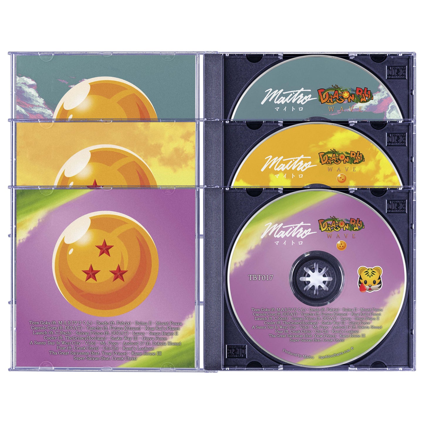 Maitro - "Dragonball Wave" Bundle 3 CDs
