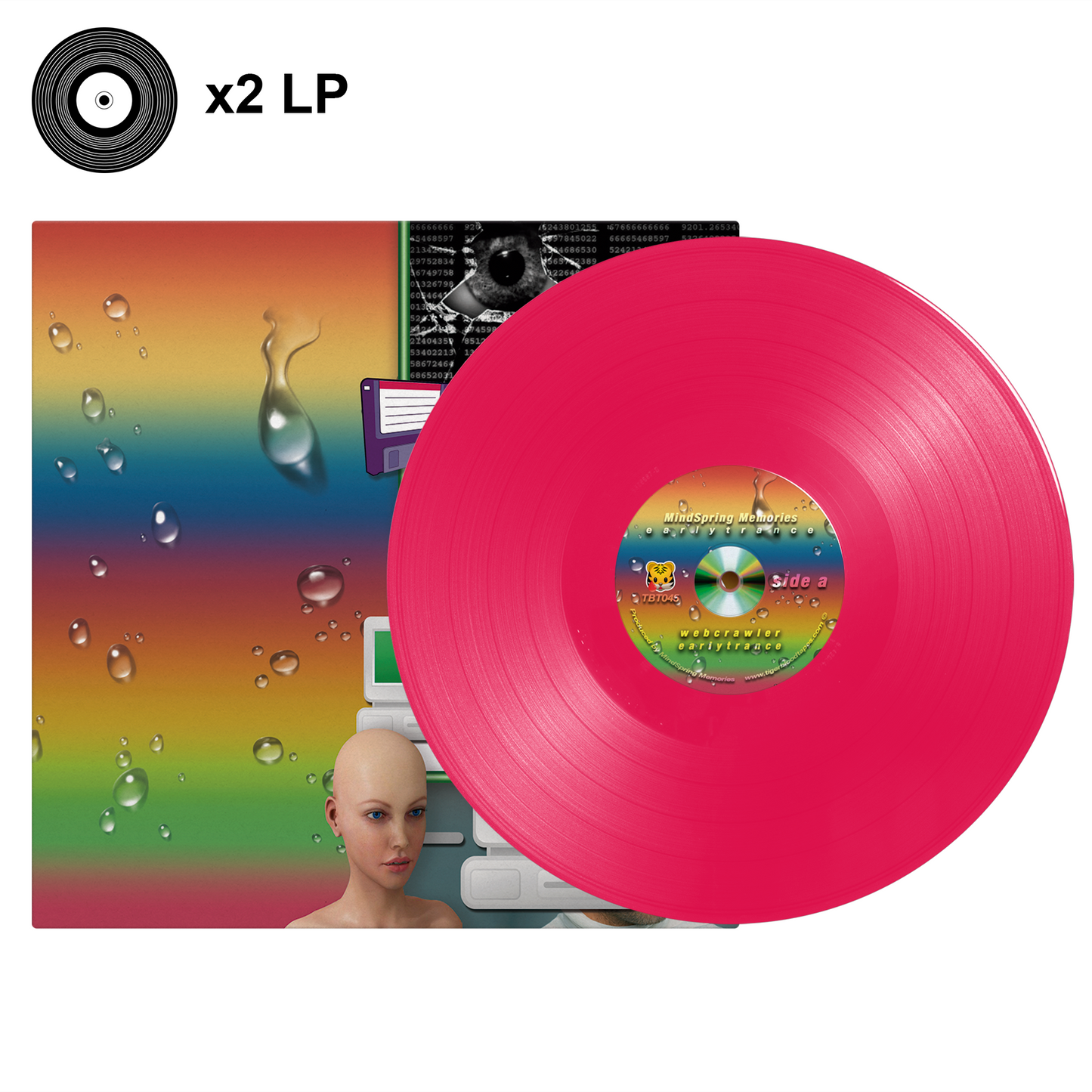 Mindspring Memories - "e a r l y t r a n c e" Magenta 2LP Limited Edition Double Vinyl