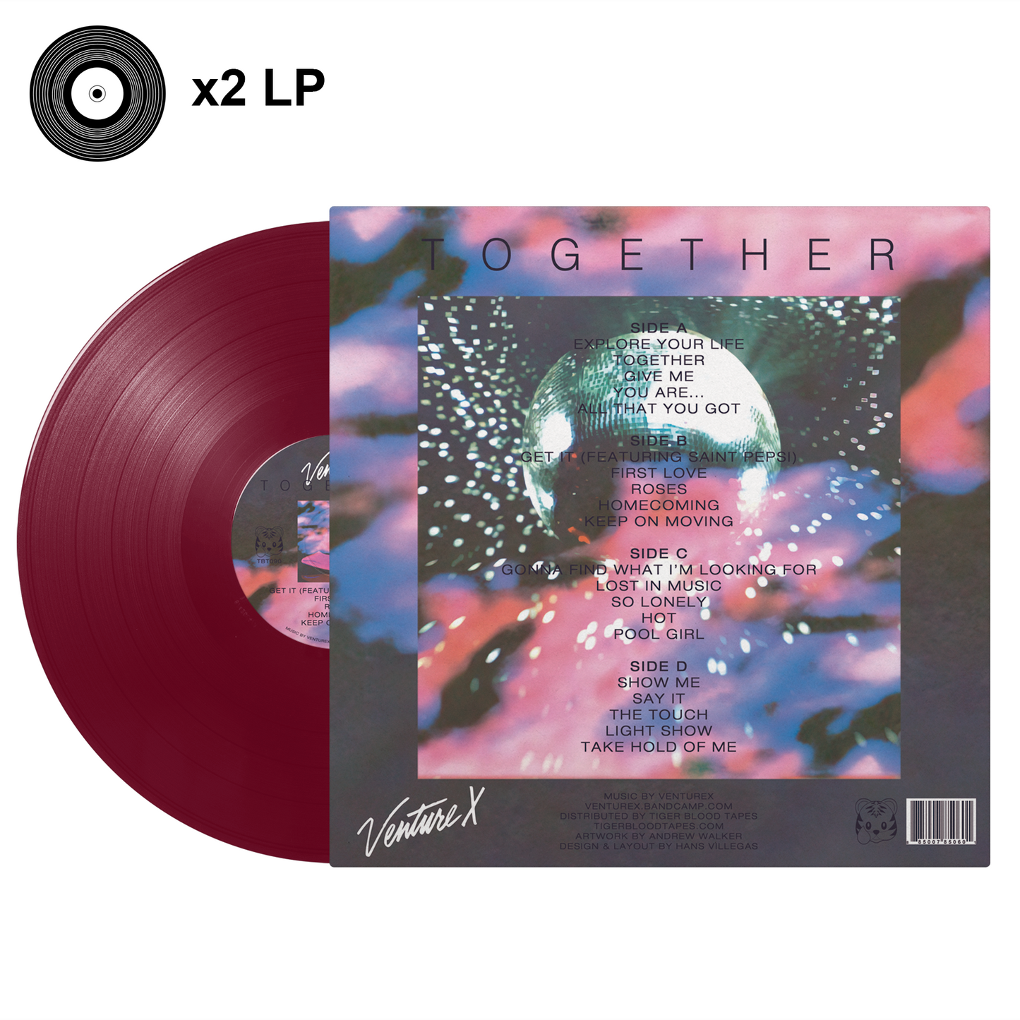 VentureX - "Together" Limited Edition 2LP Vinyl