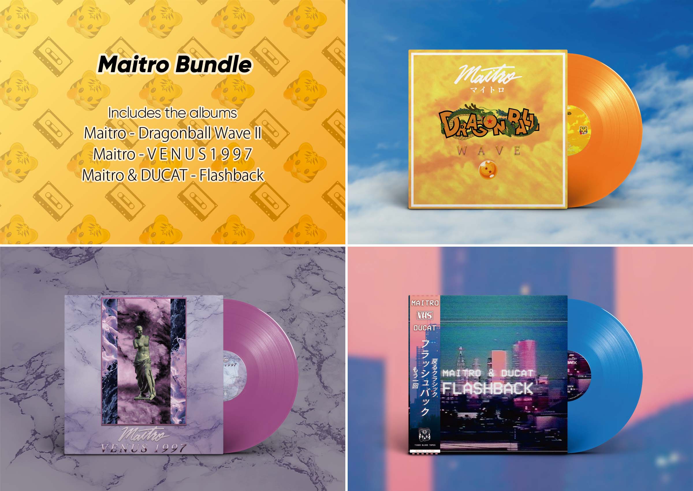 4 outlet vinyl bundle