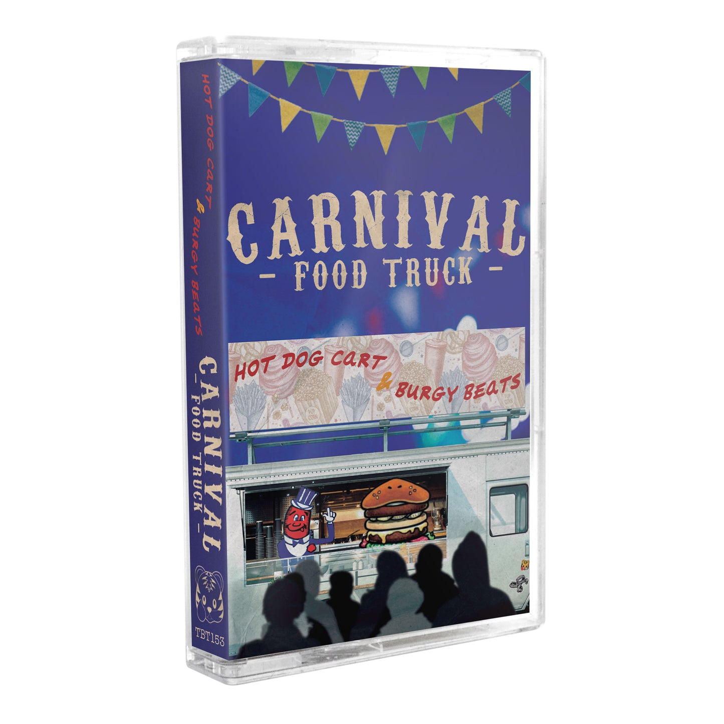 Hot Dog Cart & Burgy Beats - "Carnival Food Truck" Limited Edition Cassette Tape