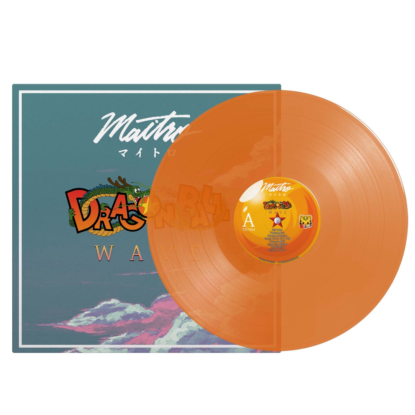 Maitro - “Dragonball Wave” Limited Edition 12” Clear Carnelian Orange Vinyl