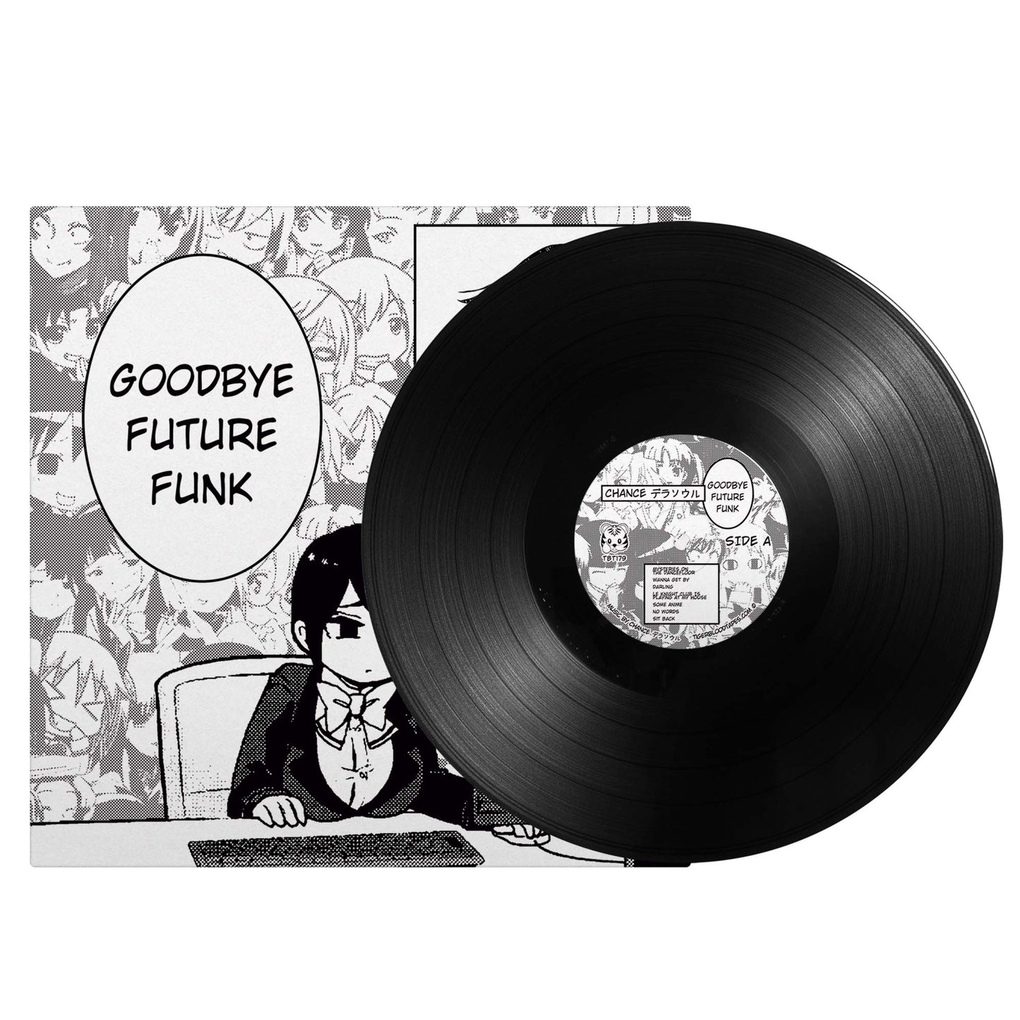 CHANCE デラソウル - "Goodbye Future Funk" Solid Black Limited Edition 12" Vinyl LP