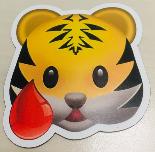 Tiger Blood Tapes 3.5” Logo Magnet