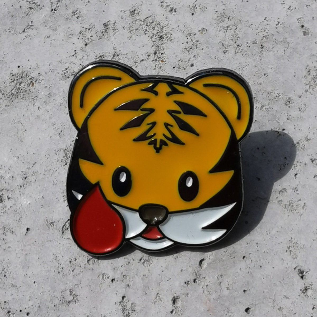 Tiger Blood Tapes limited edition numbered enamel lapel pin
