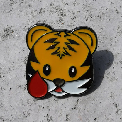 Tiger Blood Tapes limited edition numbered enamel lapel pin