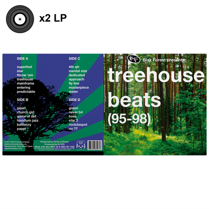 Blak Forest - "treehouse beats (95-98)" Limited Edition Emerald Canopy Green Vinyl 2LP