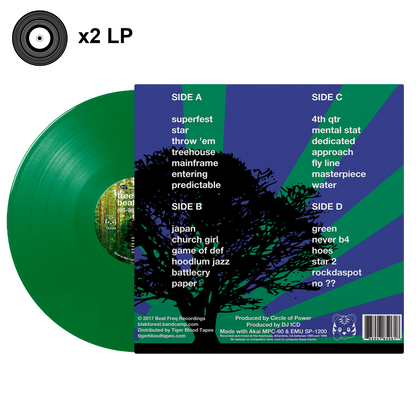 Blak Forest - "treehouse beats (95-98)" Limited Edition Emerald Canopy Green Vinyl 2LP