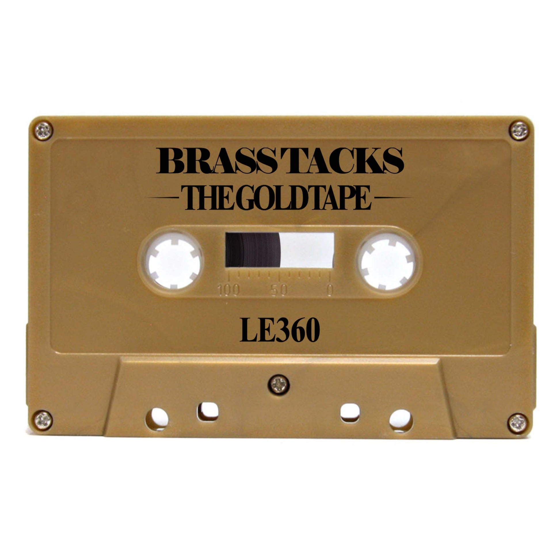 Brass Tacks - The Gold Tape Limited Edition Cassette Tape – Tiger Blood  Tapes