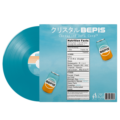 Corrupted Data Corp - "BEPIS" Limited Edition Freeze Blue Vinyl LP