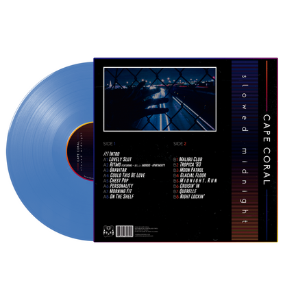 Cape Coral - "Slowed Midnight" Limited Edition Blue 12" Vinyl LP