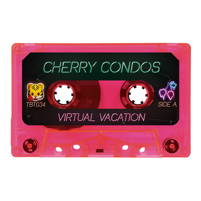 Cherry Condos - "Virtual Vacation" Limited Edition Cassette Tape
