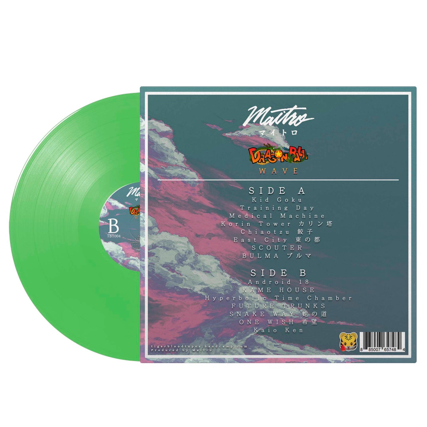 Maitro - "Dragonball Wave" Limited Edition 12" Ooze Green Vinyl
