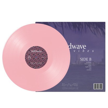 bl00dwave - "hotel vibes" Pale Pink Limited Edition 12" Vinyl LP